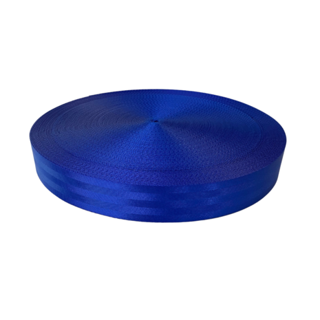 Veiligheidsgordelband / Autogordelband | 5-Baans geweven | Signal Blue | 48 mm Veiligheidsgordelband / Autogordelband | 5-Baans geweven | Signal Blue | 48 mm
