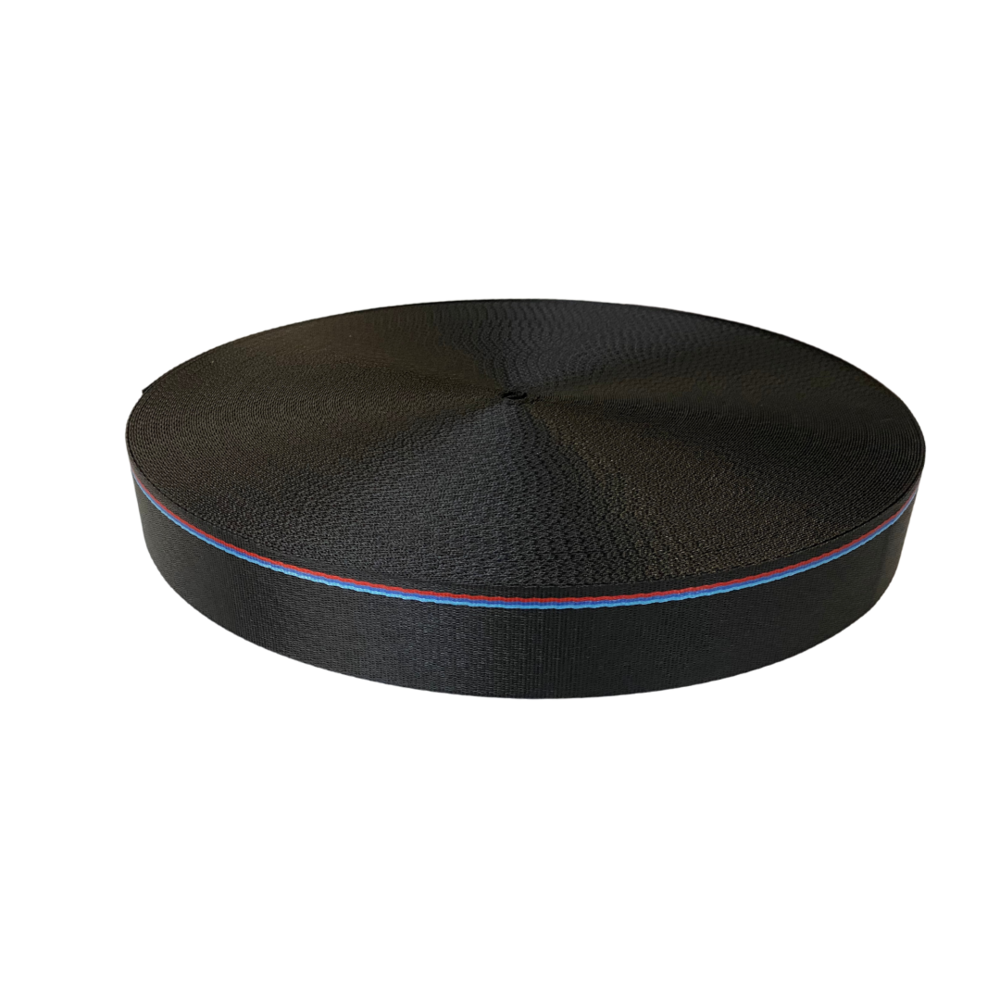 Veiligheidsgordelband / Autogordelband | 1-Baan geweven | BMW M1 | 48 mm