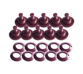 Minax Minax | Ontvanger | Doekdeel | Bordeaux | 10 Stuks Minax Minax | Ontvanger | Doekdeel | Bordeaux | 10 Stuks