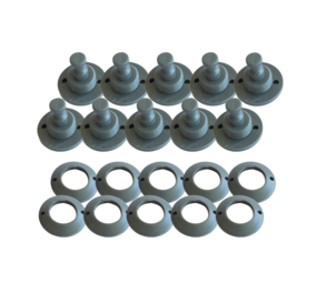 Minax Minax | Ontvanger | Doekdeel | Grijs | 10 Stuks Minax Minax | Ontvanger | Doekdeel | Grijs | 10 Stuks