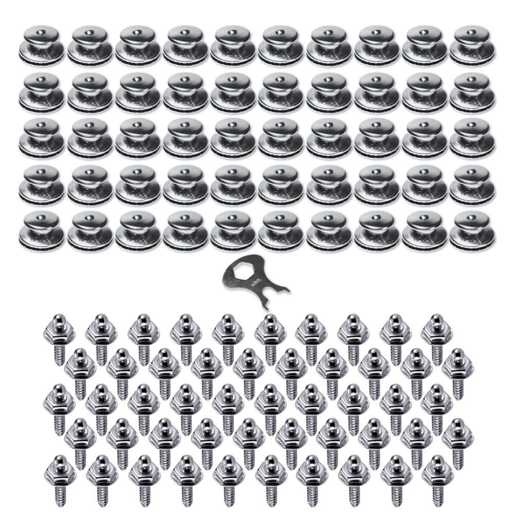 Schaeffertec Loxx® Set | Koper-Vernikkeld | Kop + Zelftapper | Inclusief gratis sleutel