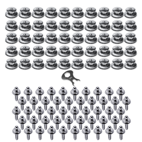 Schaeffertec Loxx® Set | Koper-Vernikkeld | Kop + Zelftapper | Inclusief gratis sleutel