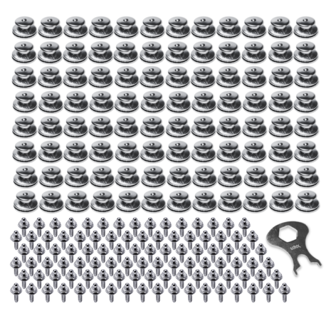 Schaeffertec Loxx® Set | Koper-Vernikkeld | Kop + Zelftapper | Inclusief gratis sleutel