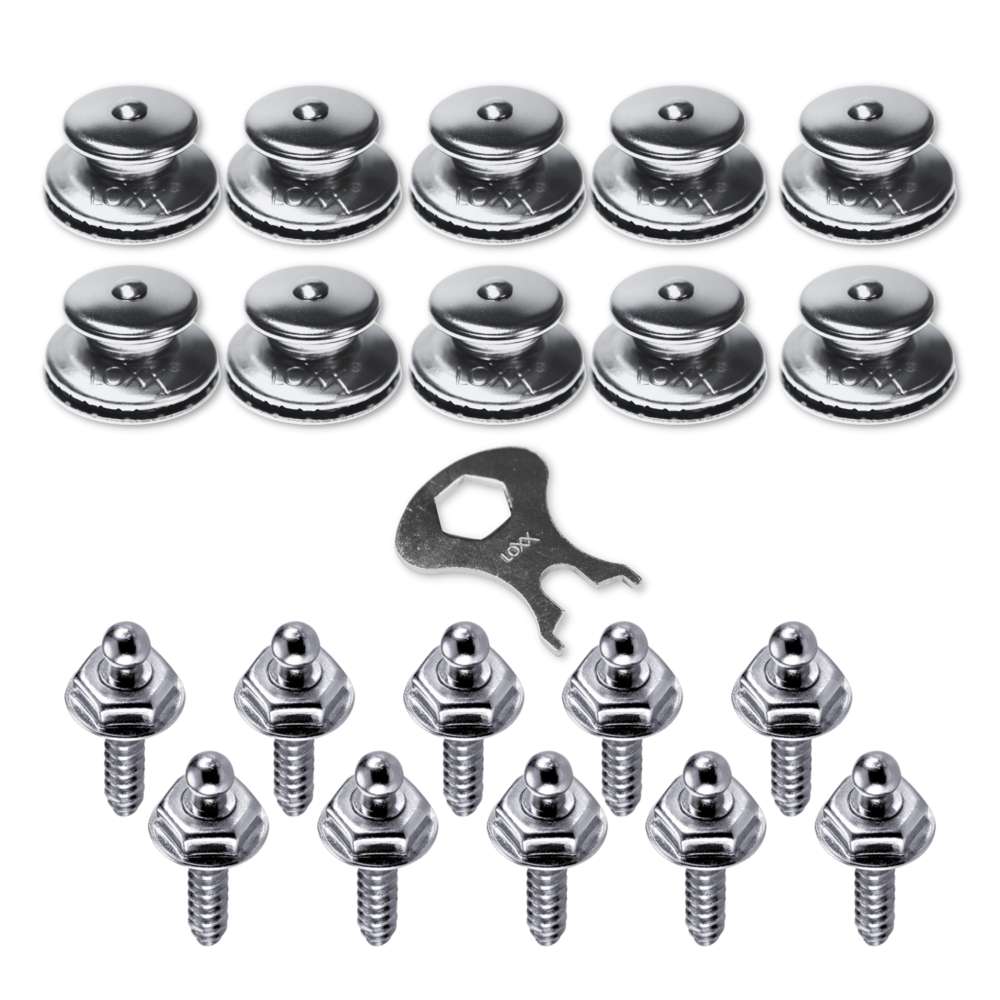 Schaeffertec Loxx® Set | Koper-Vernikkeld | Kop + Zelftapper | Inclusief gratis sleutel