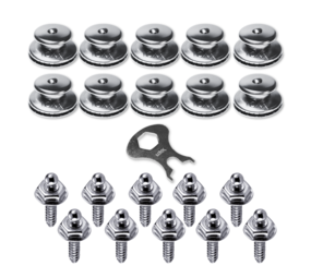 Schaeffertec Loxx® Set | Koper-Vernikkeld | Kop & Zelftapper | + Gratis sleutel!