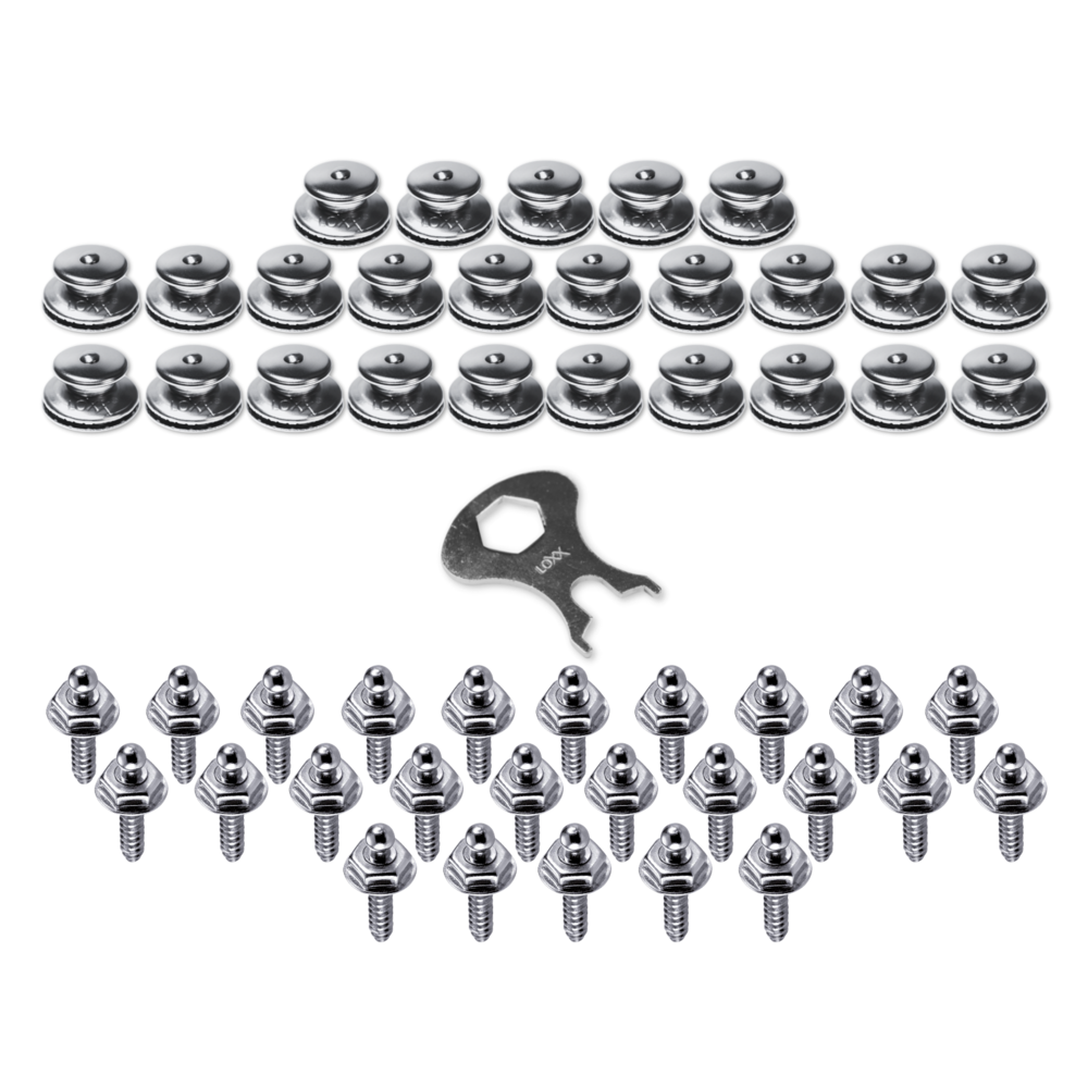 Schaeffertec Loxx® Set | Koper-Vernikkeld | Kop + Zelftapper | Inclusief gratis sleutel