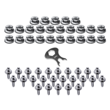 Schaeffertec Loxx® Set | Koper-Vernikkeld | Kop + Zelftapper | Inclusief gratis sleutel