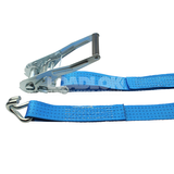 LoadLok Spanband | met Ratel | Gegalvaniseerd | Blauw | 50 mm | 9 meter LoadLok Spanband | met Ratel | Gegalvaniseerd | Blauw | 50 mm | 9 meter
