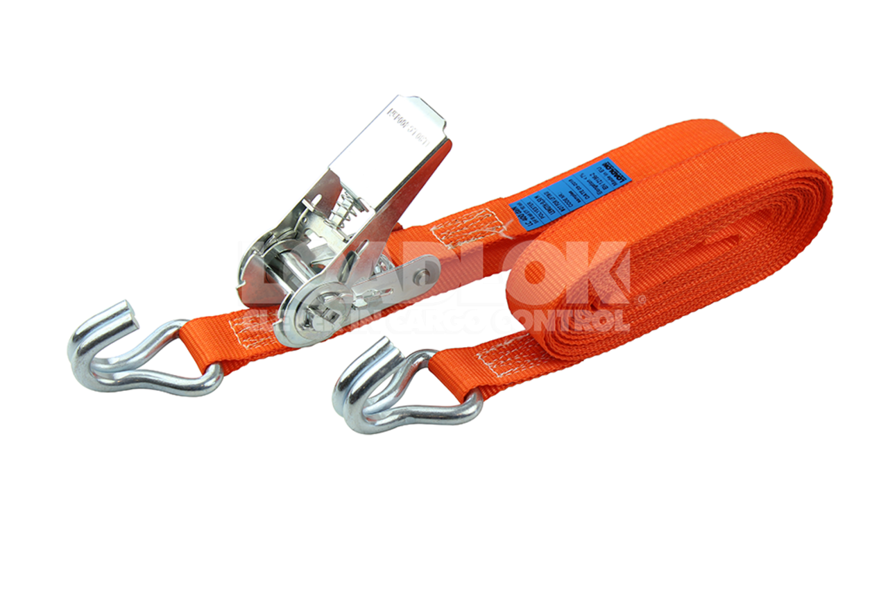 LoadLok Spanband | met Ratel | Gegalvaniseerd | Oranje | 25 mm | 5 meter LoadLok Spanband | met Ratel | Gegalvaniseerd | Oranje | 25 mm | 5 meter