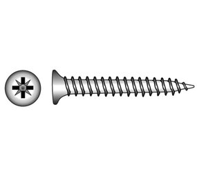 Marinetech Marinetech | Blister | DIN 1008 A4 | Parker 3 x 12 mm | 10 stuks Marinetech Marinetech | Blister | DIN 1008 A4 | Parker 3 x 12 mm | 10 stuks