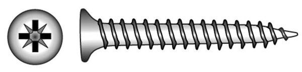 Marinetech Marinetech | Blister | DIN 1008 A4 | Parker 3 x 16 mm | 10 stuks Marinetech Marinetech | Blister | DIN 1008 A4 | Parker 3 x 16 mm | 10 stuks