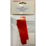 Tell-Tale voor grootzeil  (verpakking 6 stuks) rood Ribstop nylon 220 mm Tell-Tale voor grootzeil  (verpakking 6 stuks) rood Ribstop nylon 220 mm