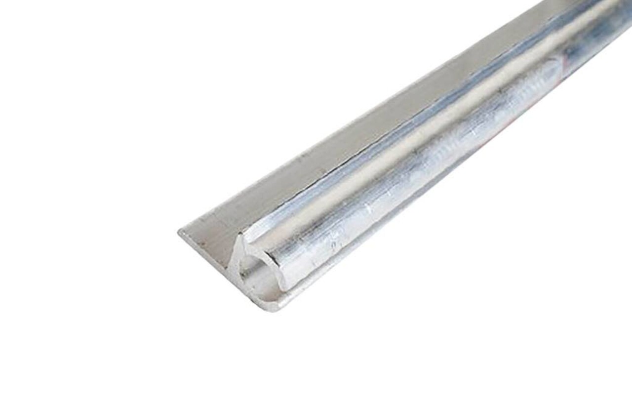 Railprofiel aluminium 7,5 - 9 mm 250 cm Railprofiel aluminium 7,5 - 9 mm 250 cm
