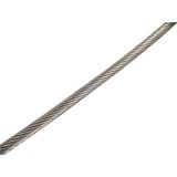 Marinetech Staalkabel | RVS AISI 316 RHL | Constructie: 1 x 19 | 6 mm | Treksterkte 1570 N/mm2 | Prijs per meter Marinetech Staalkabel | RVS AISI 316 RHL | Constructie: 1 x 19 | 6 mm | Treksterkte 1570 N/mm2 | Prijs per meter