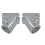 Marinetech Railing | T-stuk | RVS | 60 graden | Rechts | 25mm