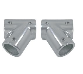 Marinetech Railing | T-stuk | RVS | 60 graden | Rechts | 22 mm