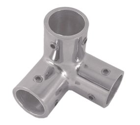 Marinetech Railing | Verbinding | RVS | 3-Weg | 90 graden Marinetech Railing | Verbinding | RVS | 3-Weg | 90 graden