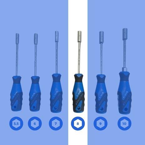 Gedore Gedore | Soksleutel | 8 mm | met 3K-greep Gedore Gedore | Soksleutel | 8 mm | met 3K-greep