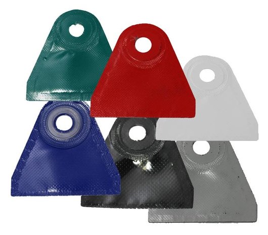 Tentdriehoek | PVC | Blauw Tentdriehoek | PVC | Blauw