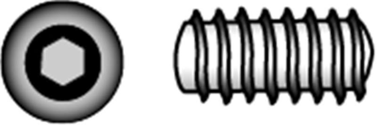 Marinetech Marinetech | Blister | ISO 4029 A4 | Inbusboutje Buiskapbeslag Holle Punt | 6 x 6 mm | 6 stuks Marinetech Marinetech | Blister | ISO 4029 A4 | Inbusboutje Buiskapbeslag Holle Punt | 6 x 6 mm | 6 stuks