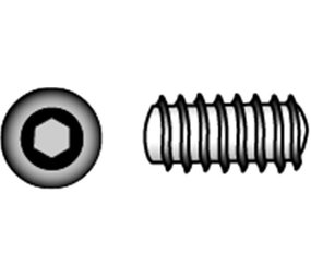 Marinetech Marinetech | Blister | ISO 4029 A4 | Inbusboutje Buiskapbeslag Holle Punt | 6 x 6 mm | 6 stuks Marinetech Marinetech | Blister | ISO 4029 A4 | Inbusboutje Buiskapbeslag Holle Punt | 6 x 6 mm | 6 stuks