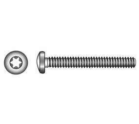 Marinetech Marinetech | Blister | ISO 14583 A4 | TX20 | 4  x 25 mm | 6 stuks