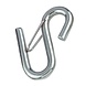 Marinetech | S-haak | met Borgveer | Heavy Duty | RVS | 9,5 x 90mm Marinetech | S-haak | met Borgveer | Heavy Duty | RVS | 9,5 x 90mm