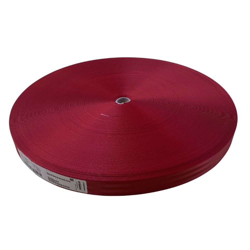 Berger Group Berger | Veiligheidsgordelband / Autogordelband | 5-Baans geweven | Rood | 47 mm Berger Group Berger | Veiligheidsgordelband / Autogordelband | 5-Baans geweven | Rood | 47 mm