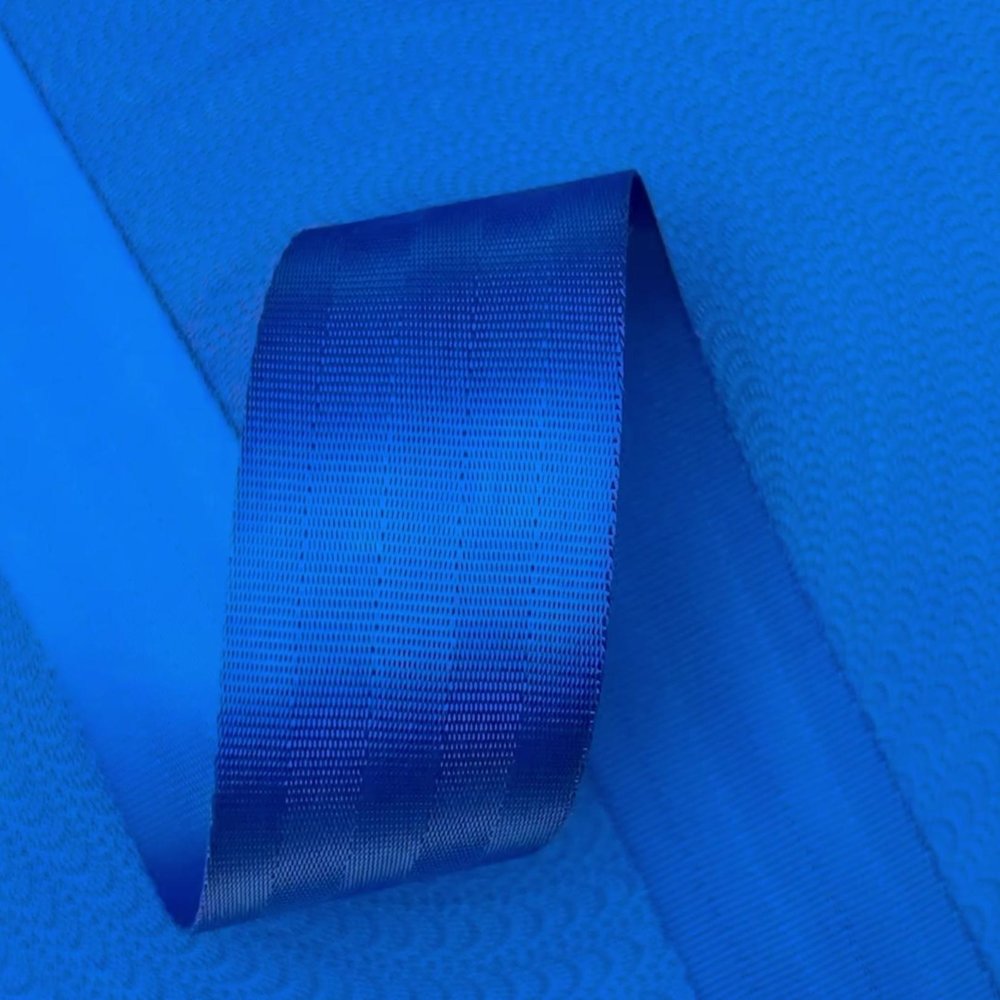 Veiligheidsgordelband / Autogordelband | 5-Baans geweven | Signal Blue | 48 mm Veiligheidsgordelband / Autogordelband | 5-Baans geweven | Signal Blue | 48 mm