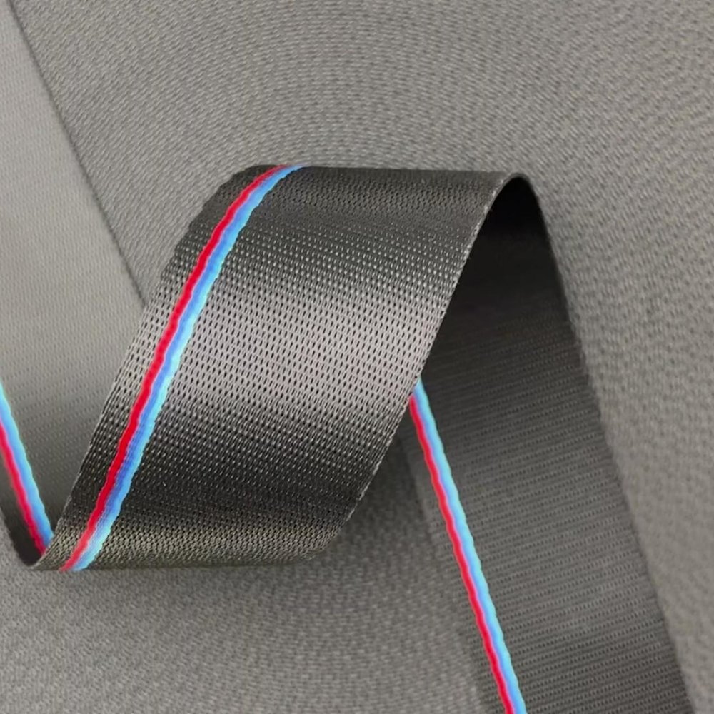 Veiligheidsgordelband / Autogordelband | 1-Baan geweven | BMW M1 | 48 mm