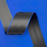 Veiligheidsgordelband / Autogordelband | 5-Baans geweven | Audi RS | Zwart - Blauw | 48 mm Veiligheidsgordelband / Autogordelband | 5-Baans geweven | Audi RS | Zwart - Blauw | 48 mm