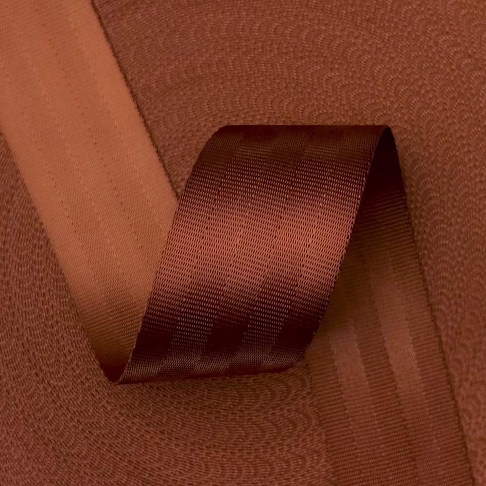 Veiligheidsgordelband / Autogordelband | 5-Baans geweven | Koperbruin | 48 mm Veiligheidsgordelband / Autogordelband | 5-Baans geweven | Koperbruin | 48 mm