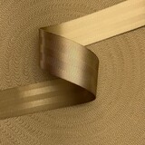 Veiligheidsgordelband / Autogordelband | 5-Baans geweven | Gold | 48 mm Veiligheidsgordelband / Autogordelband | 5-Baans geweven | Gold | 48 mm