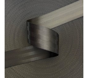 Veiligheidsgordelband / Autogordelband | 5-Baans geweven | Antraciet | 48 mm Veiligheidsgordelband / Autogordelband | 5-Baans geweven | Antraciet | 48 mm
