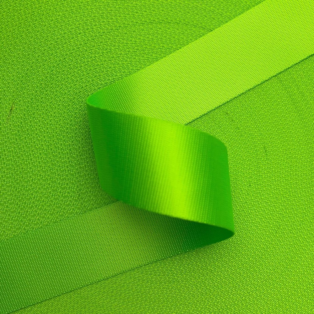 Veiligheidsgordelband / Autogordelband | 1-Baan geweven | Fluorescerend Groen | 48 mm Veiligheidsgordelband / Autogordelband | 1-Baan geweven | Fluorescerend Groen | 48 mm
