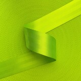 Veiligheidsgordelband / Autogordelband | 5-Baans geweven | Fluorescerend Groen | 48 mm
