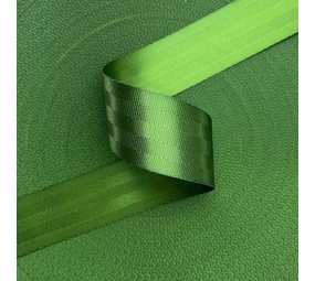 Veiligheidsgordelband / Autogordelband | 5-Baans geweven | Loofgroen | 48 mm