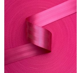 Veiligheidsgordelband / Autogordelband | 5-Baans geweven | Roze | 48 mm Veiligheidsgordelband / Autogordelband | 5-Baans geweven | Roze | 48 mm