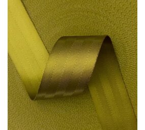 Veiligheidsgordelband / Autogordelband | 5-Baans geweven | Army Green | 48 mm