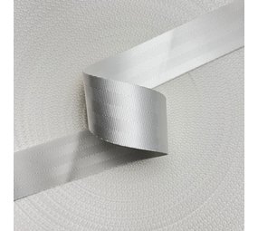 Veiligheidsgordelband / Autogordelband | 5-Baans geweven | Wit | 48 mm Veiligheidsgordelband / Autogordelband | 5-Baans geweven | Wit | 48 mm