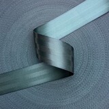 Veiligheidsgordelband / Autogordelband | 5-Baans geweven | Grijs Blauw | 48 mm