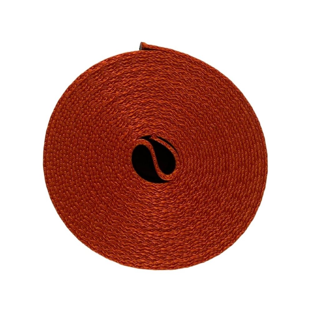 Veiligheidsgordelband / Autogordelband | 5-Baans geweven | Audi RS | Zwart - Oranje | 48 mm