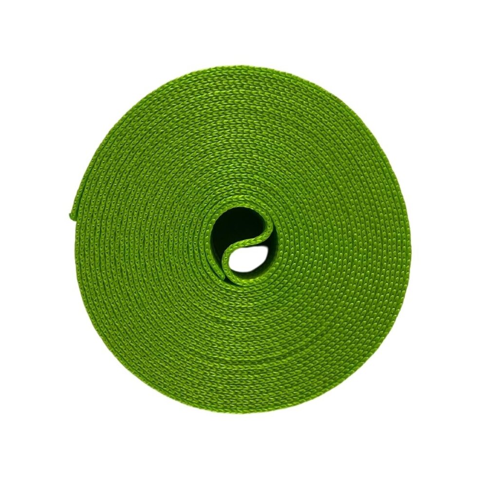 Veiligheidsgordelband / Autogordelband | 5-Baans geweven | Fluorescerend Groen | 48 mm