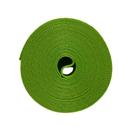 Veiligheidsgordelband / Autogordelband | 5-Baans geweven | Fluorescerend Groen | 48 mm