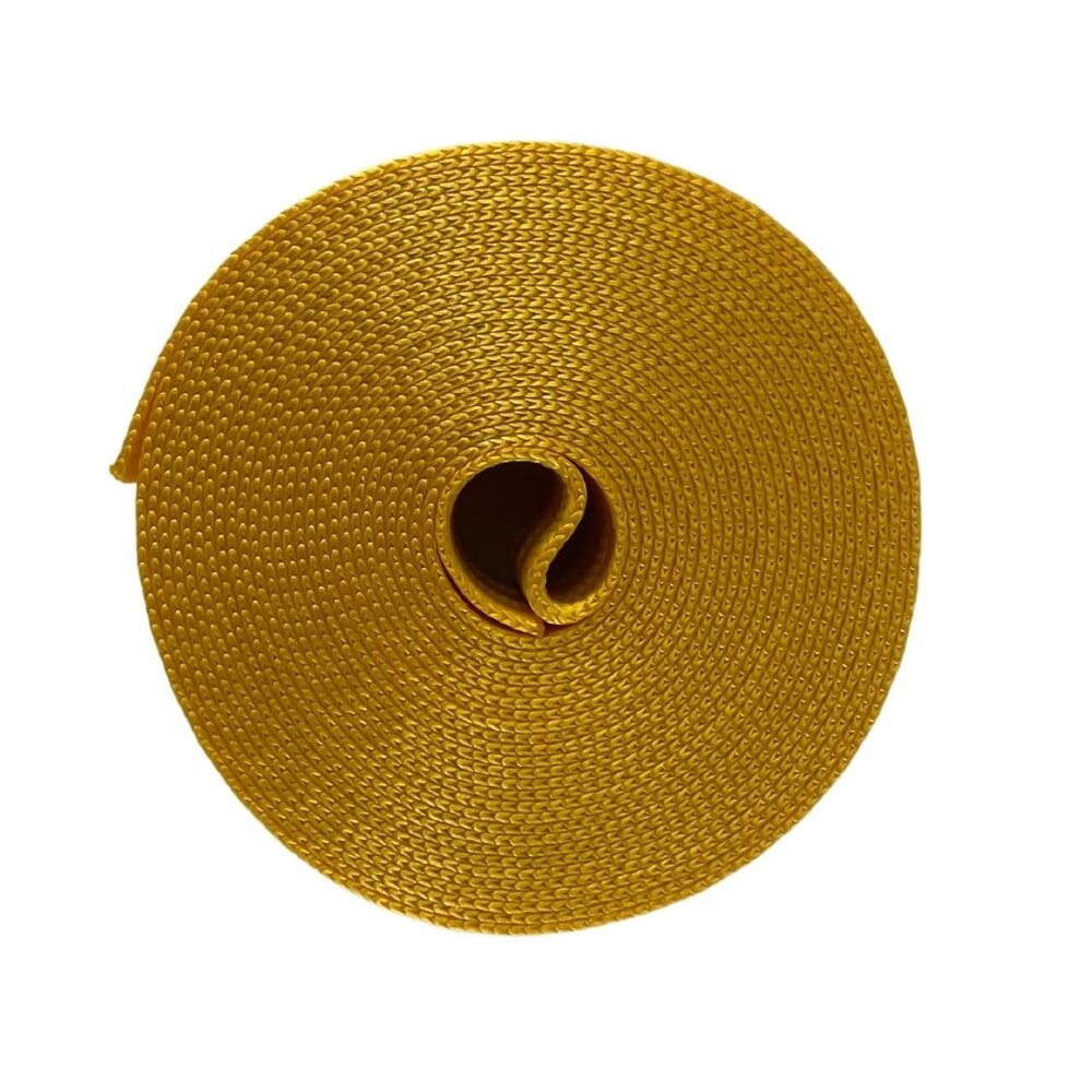 Veiligheidsgordelband / Autogordelband | 5-Baans geweven | Geel | 48 mm Veiligheidsgordelband / Autogordelband | 5-Baans geweven | Geel | 48 mm