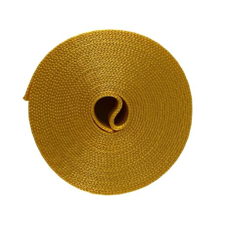 Veiligheidsgordelband / Autogordelband | 5-Baans geweven | Geel | 48 mm Veiligheidsgordelband / Autogordelband | 5-Baans geweven | Geel | 48 mm