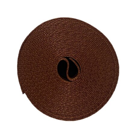 Veiligheidsgordelband / Autogordelband | 5-Baans geweven | Koperbruin | 48 mm Veiligheidsgordelband / Autogordelband | 5-Baans geweven | Koperbruin | 48 mm