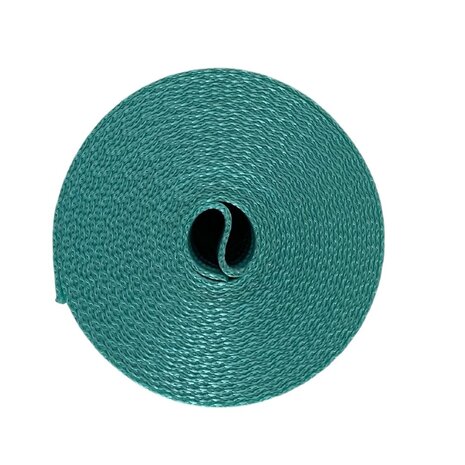 Veiligheidsgordelband / Autogordelband | 5-Baans geweven | Turquoise | 48 mm