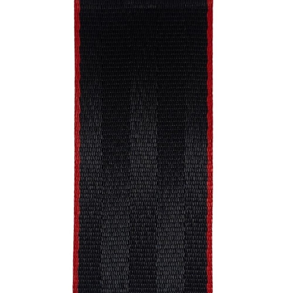 Veiligheidsgordelband / Autogordelband | 5-Baans geweven | Audi RS | Zwart - Rood | 48 mm Veiligheidsgordelband / Autogordelband | 5-Baans geweven | Audi RS | Zwart - Rood | 48 mm