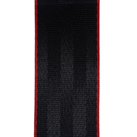 Veiligheidsgordelband / Autogordelband | 5-Baans geweven | Audi RS | Zwart - Rood | 48 mm Veiligheidsgordelband / Autogordelband | 5-Baans geweven | Audi RS | Zwart - Rood | 48 mm